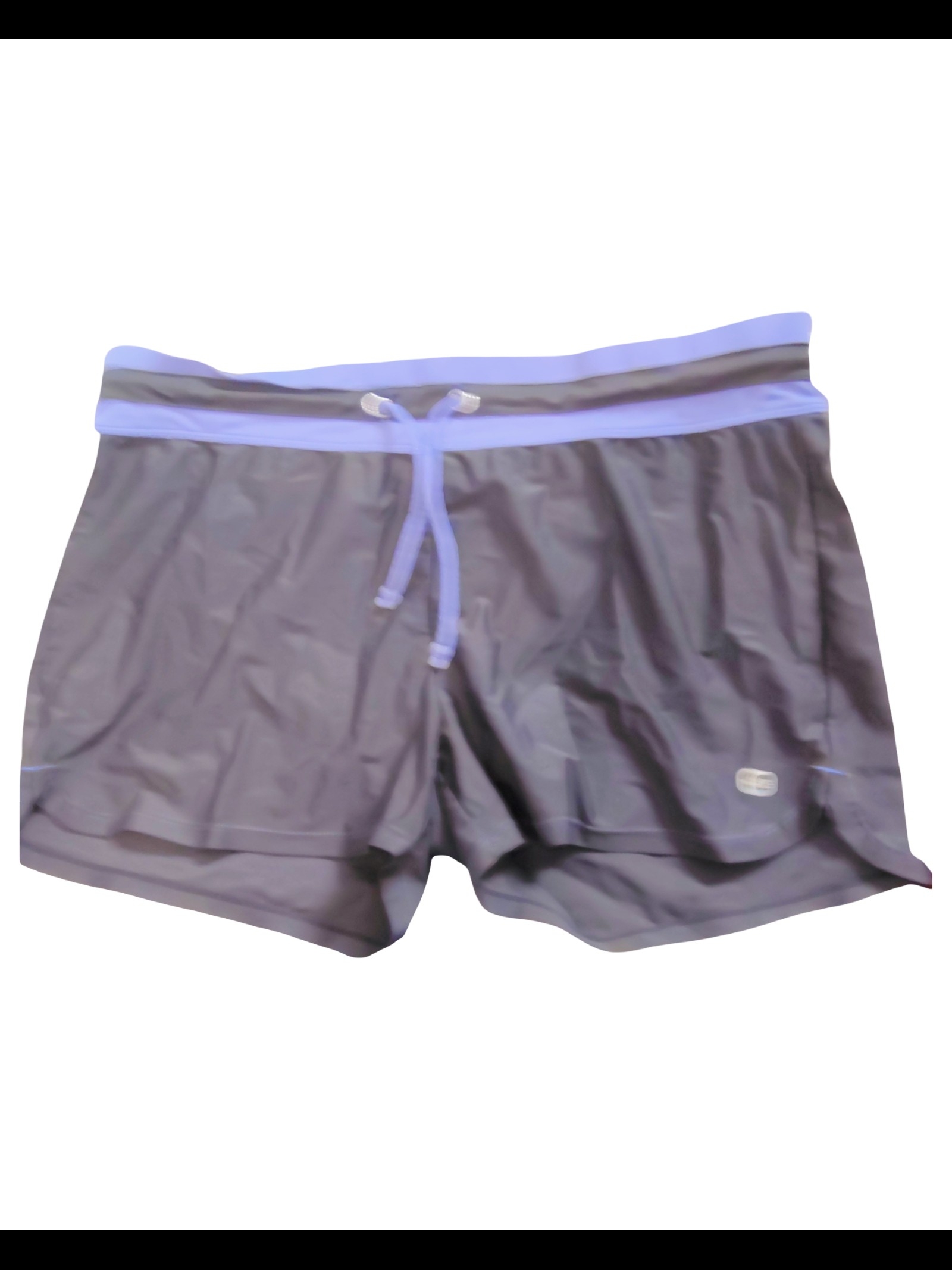 Free Country Light Blue Athletic Shorts With Lavender Trim